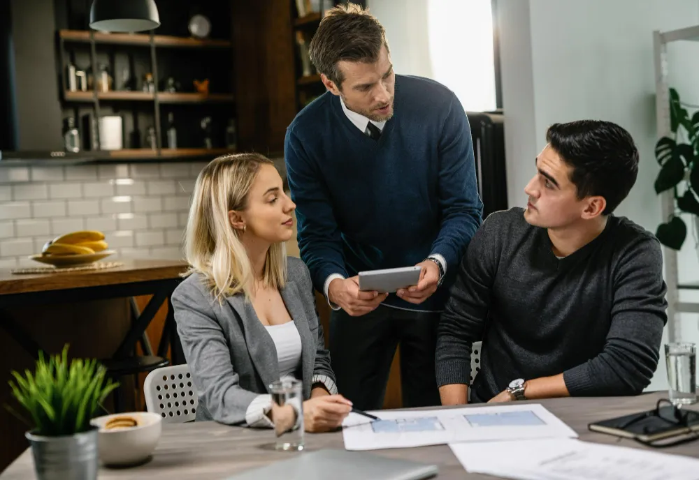 Investment property loan broker advising couple on tax smart property portfolio strategy in Ipswich QLD
